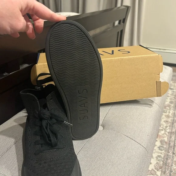 SUAVS women Black High-Top Shoes - BRAND NEW - Picture 5 of 11